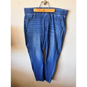 Old Navy Jean Women's Sz 16 Super Skinny Rockstar Pull On Jeggings Stretch Waist